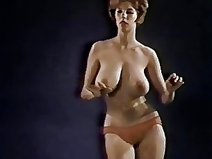 dancing milf redhead striptease vintage