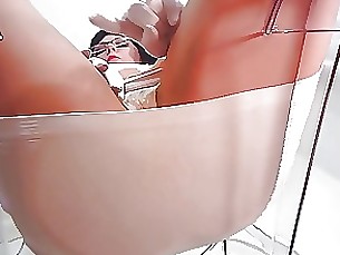 glasses milf panties tease