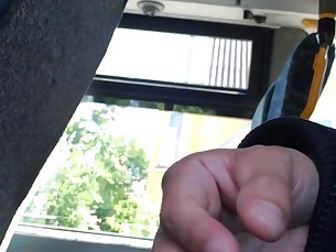 amateur blonde bus cumshot hot milf outdoor public